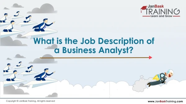 What is the Job Description of a Business Analyst?