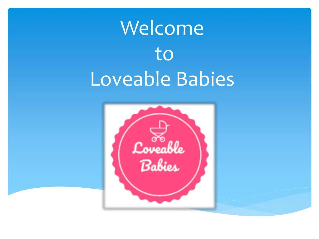 welcome to loveable babies