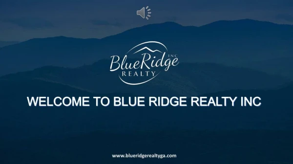 Buy Real Estate In The Blue Ridge