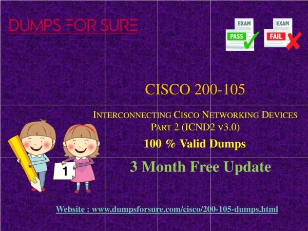 Pass Cisco 200-105 exam easily with questions and answers pdf