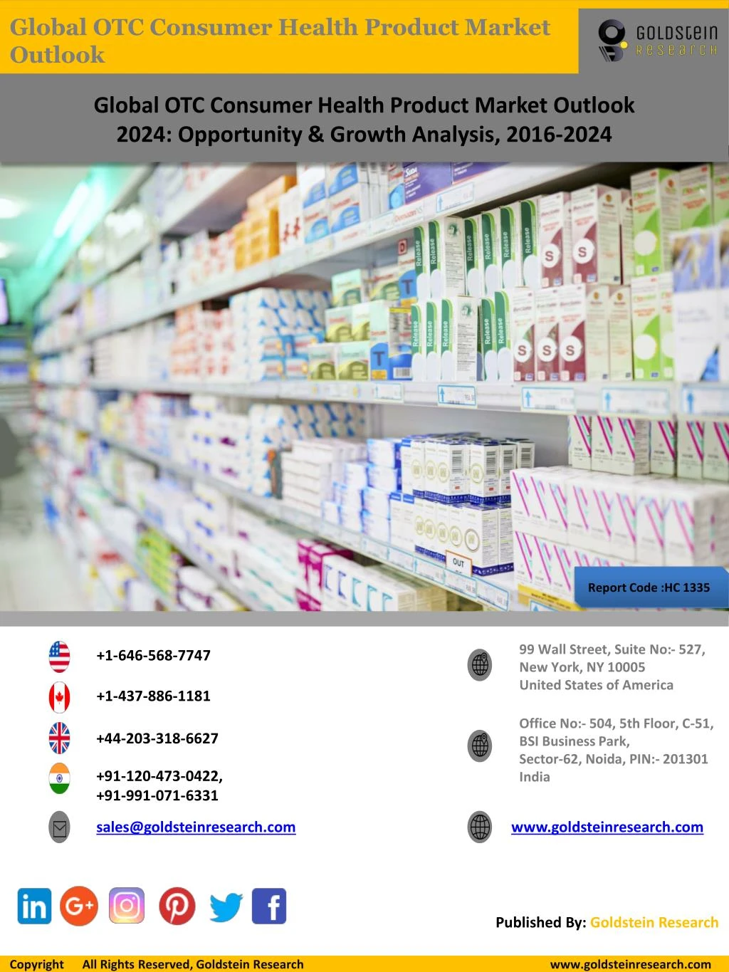 global otc consumer health product market outlook