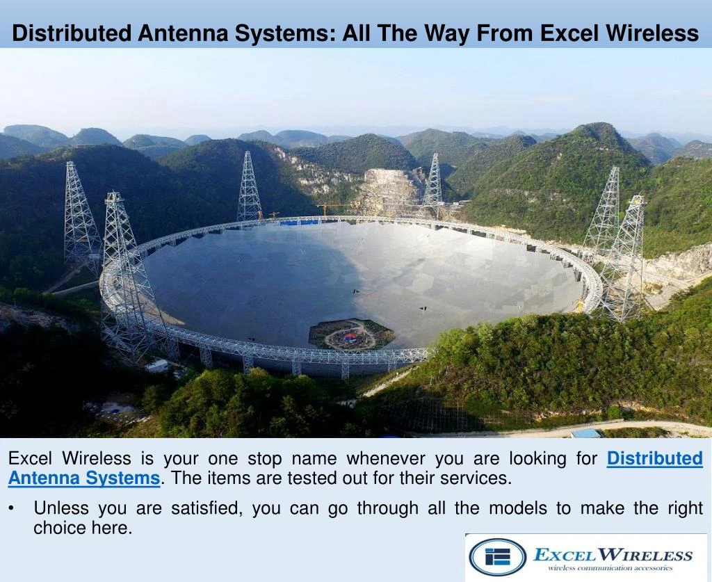 distributed antenna systems all the way from excel wireless