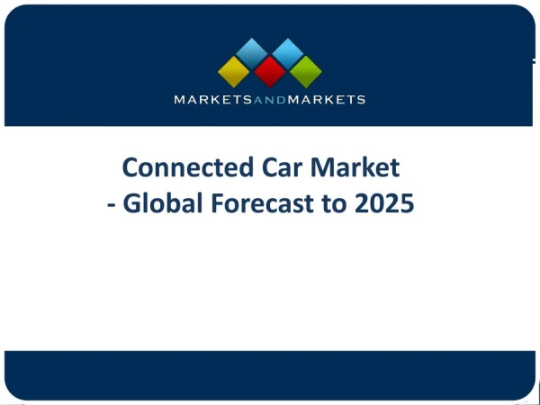 Increasing Global Demand Connected Car Market