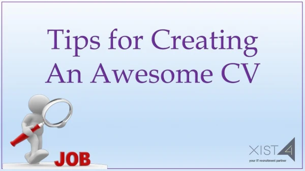Top tips for creating an awesome CV