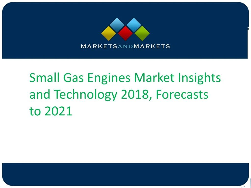 small gas engines market insights and technology