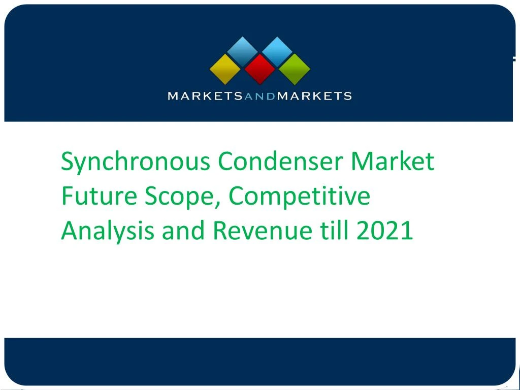 synchronous condenser market future scope