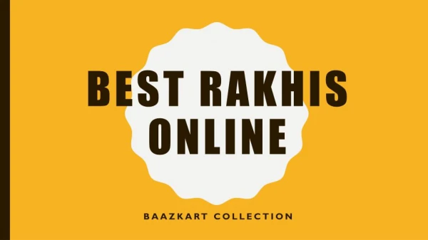 Buy rakhi online - Online rakhi shopping, fancy rakhi, Rakhi gifts online | Baazkart