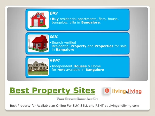 Best property websites | Property for sale in Bangalore | livingandliving.com
