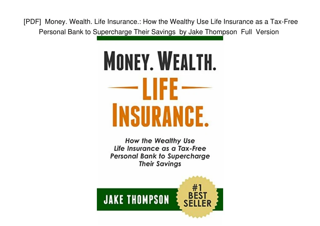 pdf money wealth life insurance how the wealthy