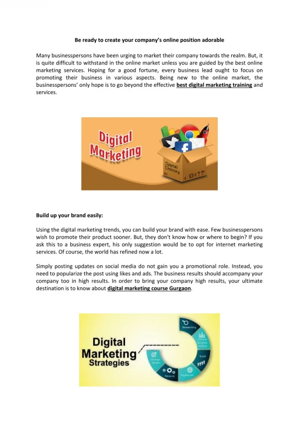 Fundamentals of Digital Marketing for Beginners