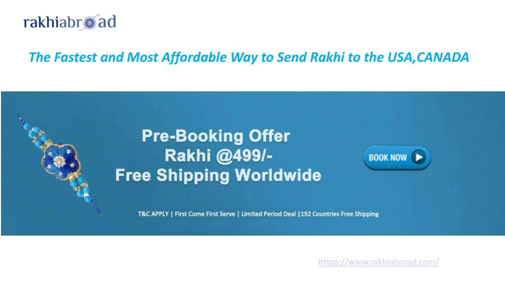 the fastest and most affordable way to send rakhi