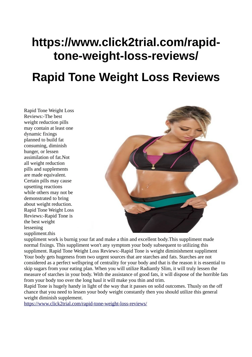https www click2trial com rapid tone weight loss