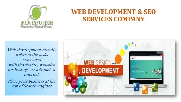 Top Web Development Services Company in Delhi | MCM Infotech |