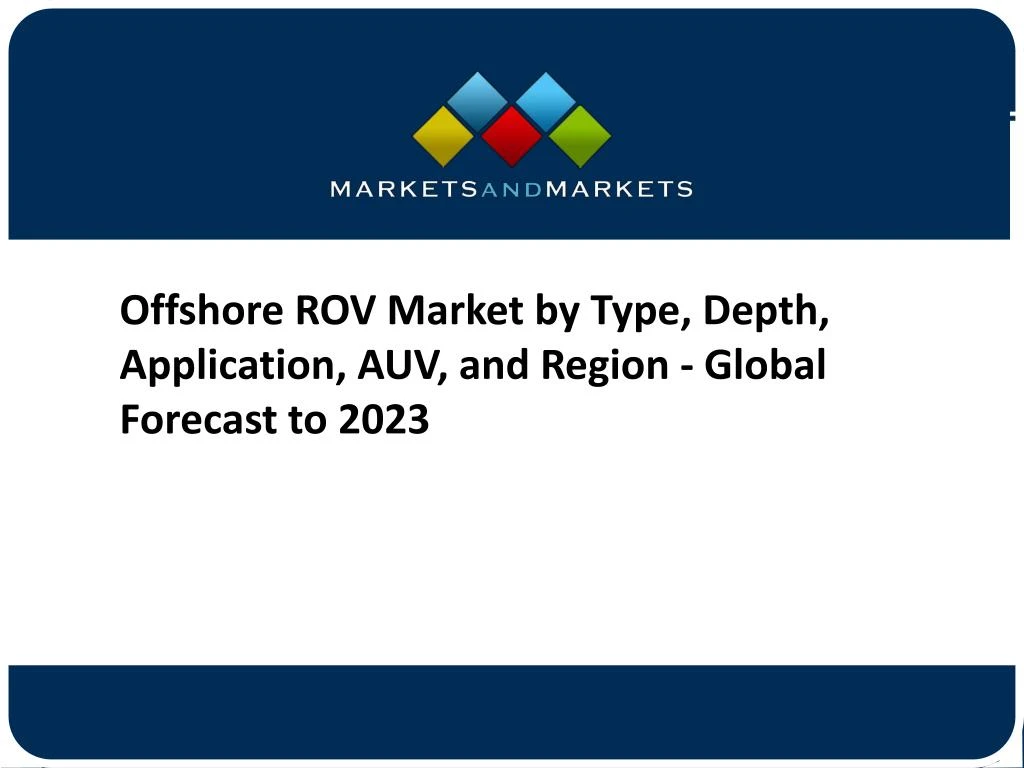 offshore rov market by type depth application