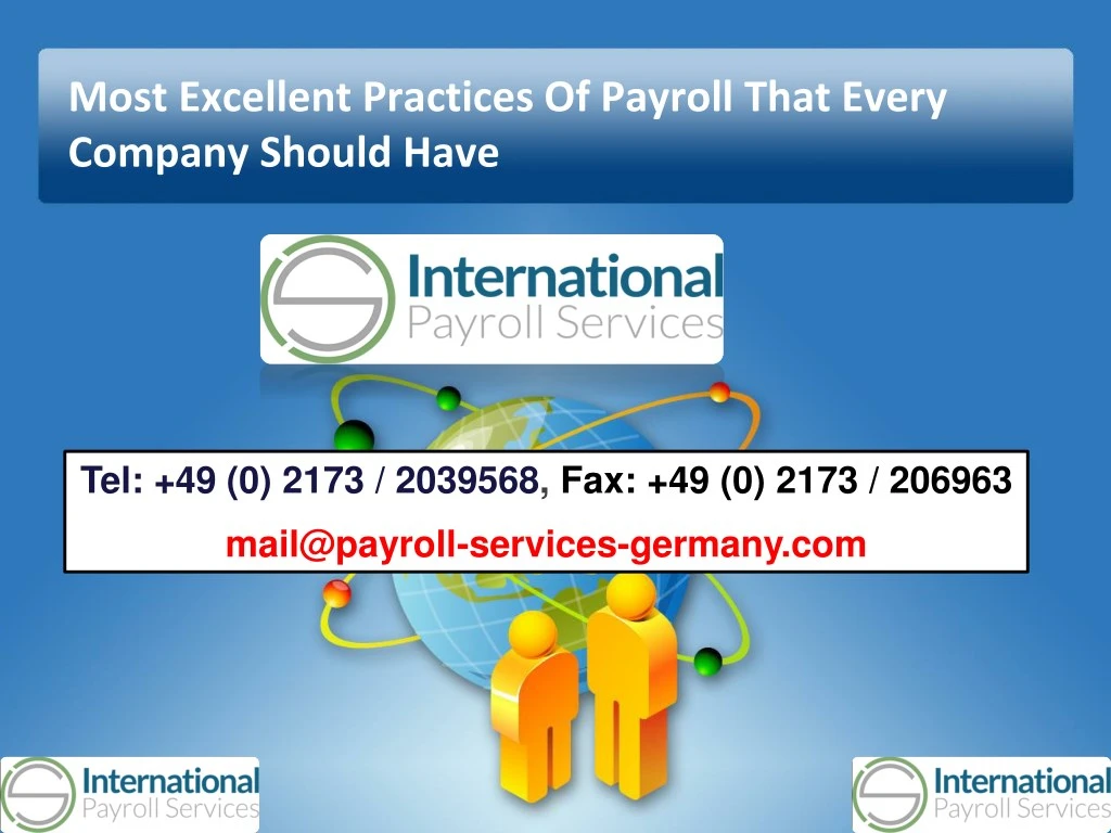 most excellent practices of payroll that every