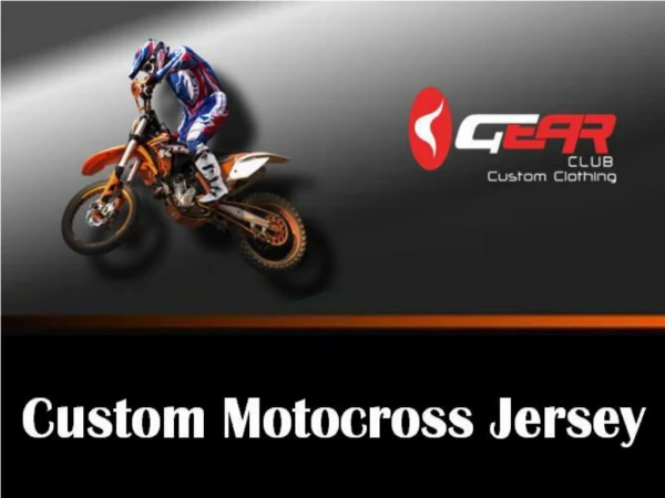 Custom Motocross Jersey – Gear Club Ltd