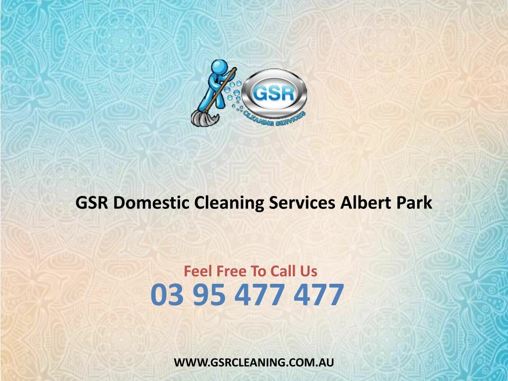 gsr domestic cleaning services albert park