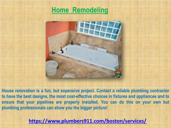 Boston Plumbing Services Licensed Plumbers in Boston MA