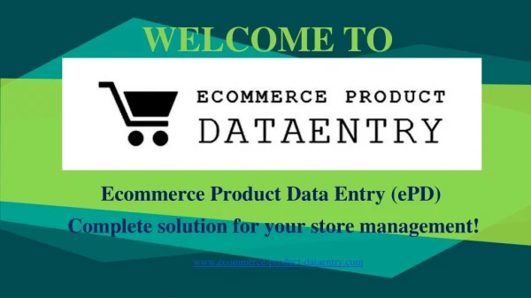 How Product Data Entry Outsourcing Makes the Life Line for Ecommerce Companies