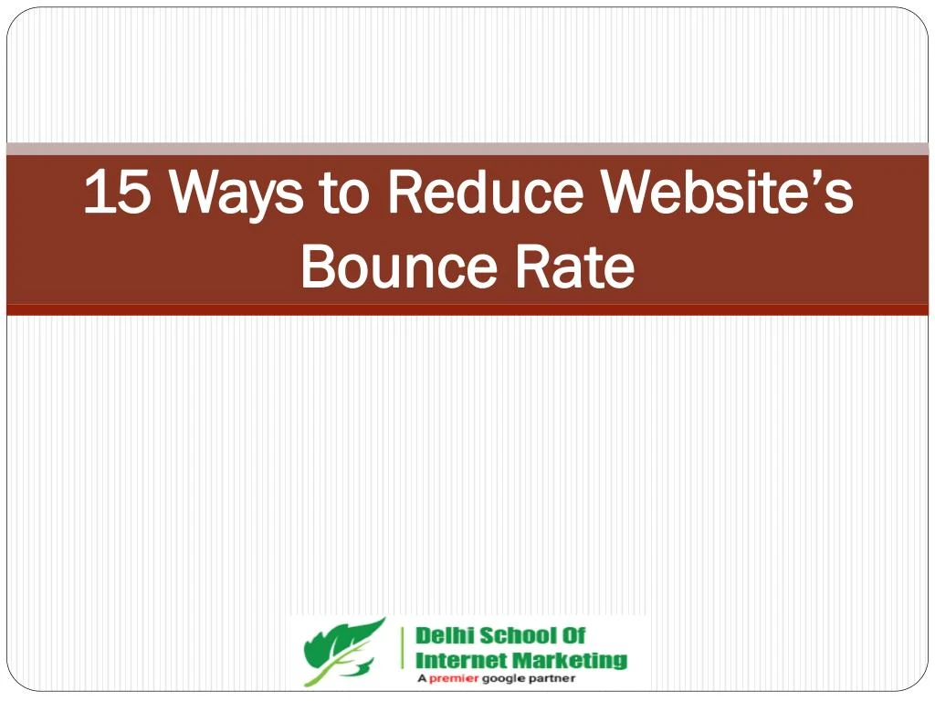 15 ways to reduce website s bounce rate