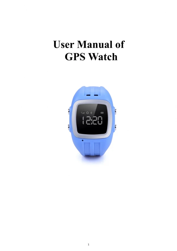 GPS kid smart wristwatch PT61 : Designed for the safety of young ones.