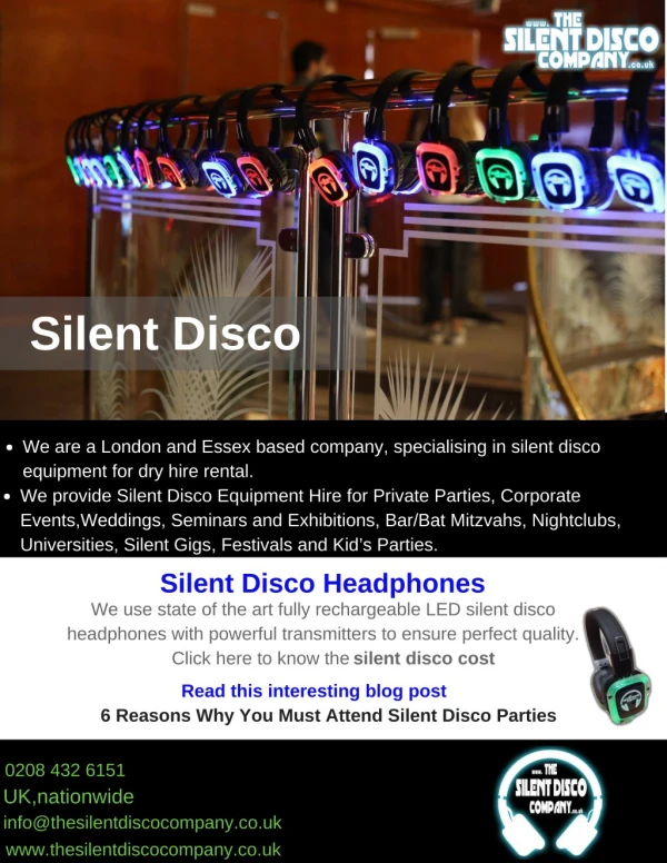 The Silent Disco Company -UK