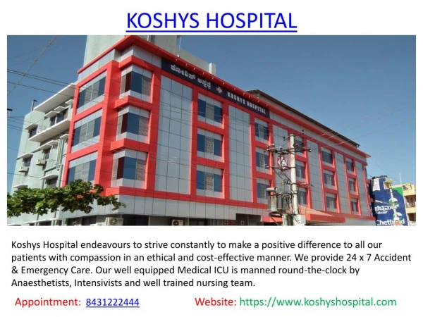 Koshys Hospital Dental