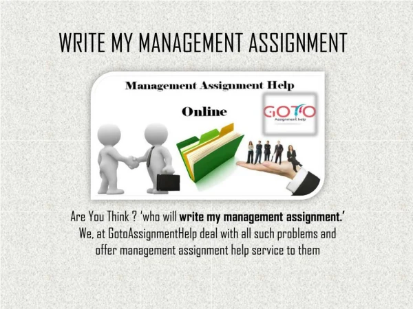 Expert Management Assignment Help Available Here