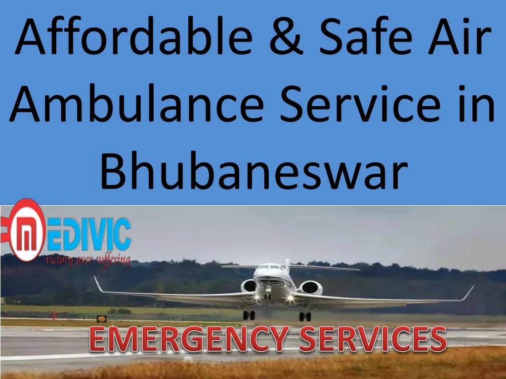 affordable safe air ambulance service in bhubaneswar