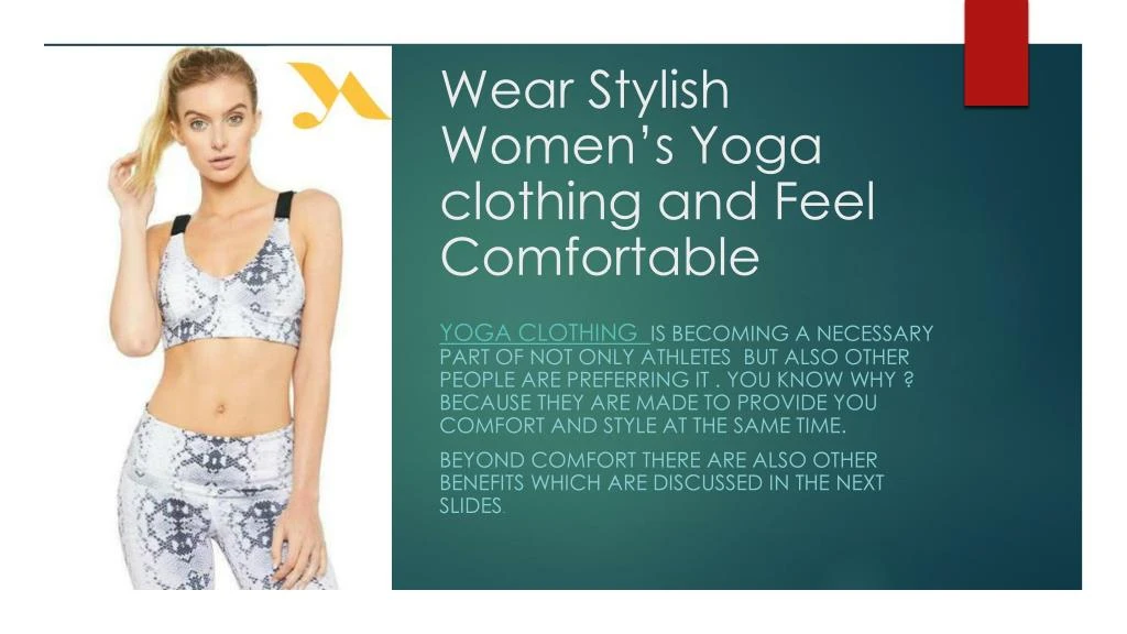 wear stylish women s yoga clothing and feel comfortable