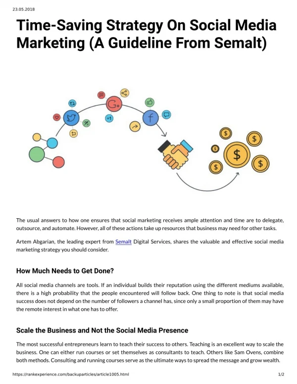 Time-Saving Strategy On Social Media Marketing (A Guideline From Semalt)