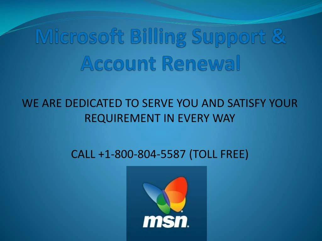 microsoft billing support account renewal