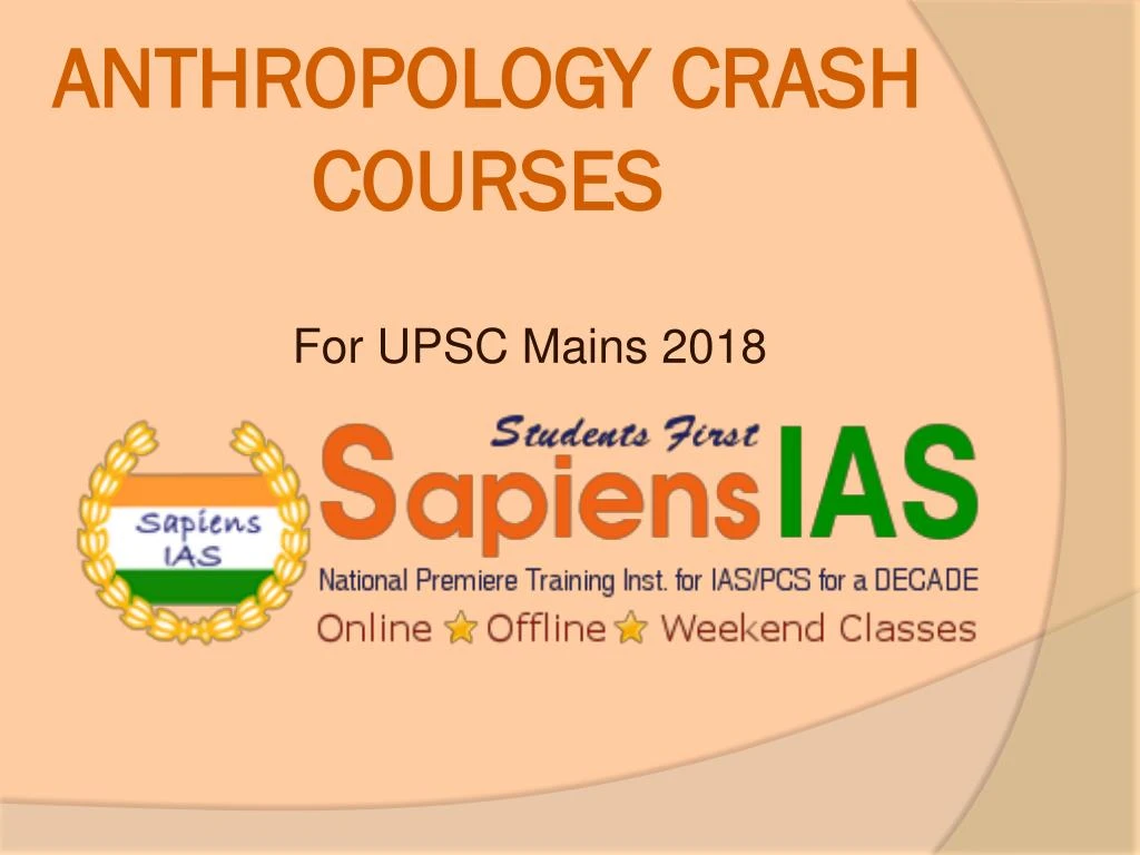 anthropology crash courses