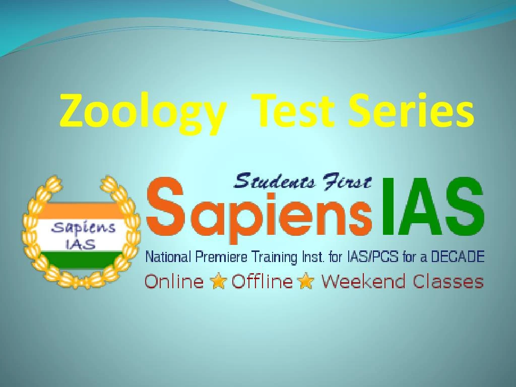 zoology test series