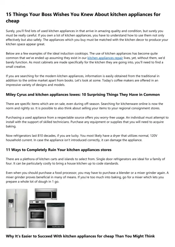 8 Go-To Resources About kitchen appliances package deals costco