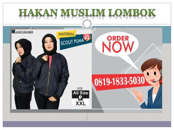 0819-1833-5030 | Produsen Jaket Muslimah Siap Kirim Ke Batu Layar Kabupaten Lombok