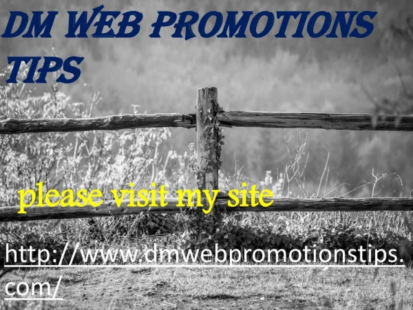 http www dmwebpromotionstips com