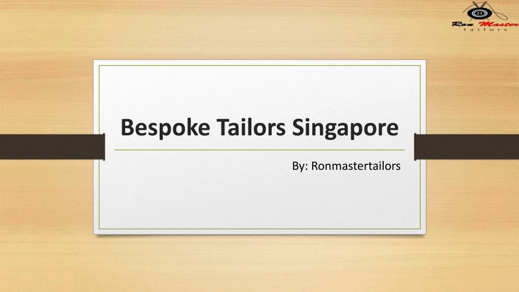 b espoke t ailors singapore