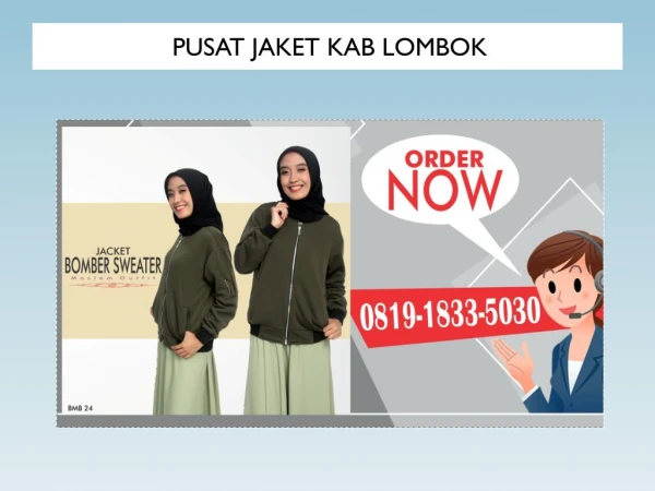 0819-1833-5030 | Konveksi Jaket Bomber Siap Kirim Ke Gangga Kabupaten Lombok