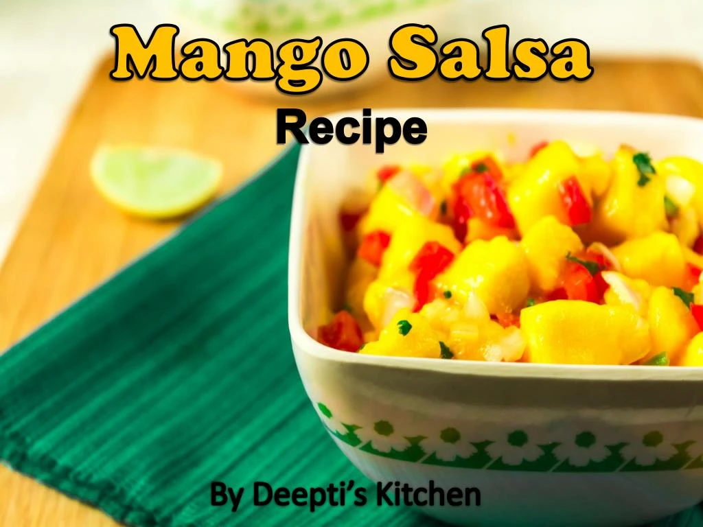 mango salsa recipe