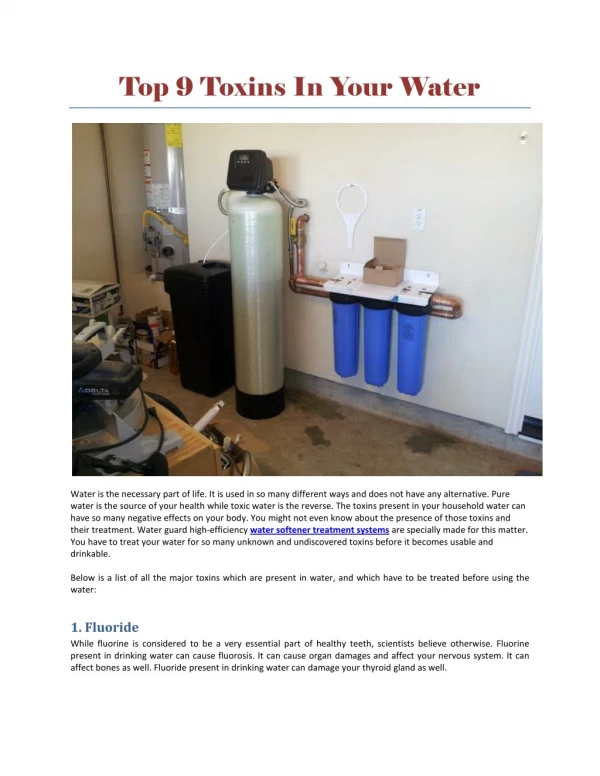Water Guard High Efficiency Water Treatment Systems