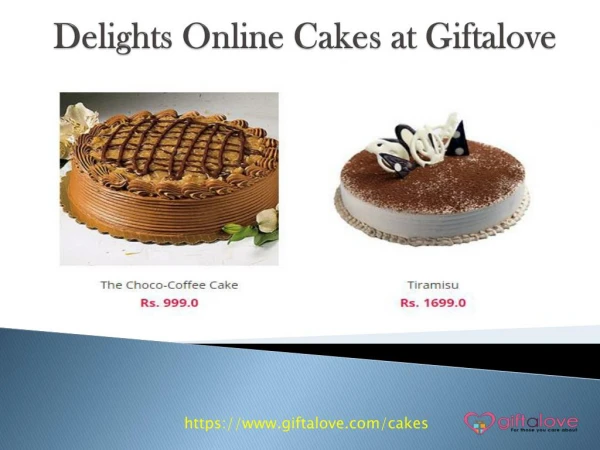 Delights Online Cakes at Giftalove