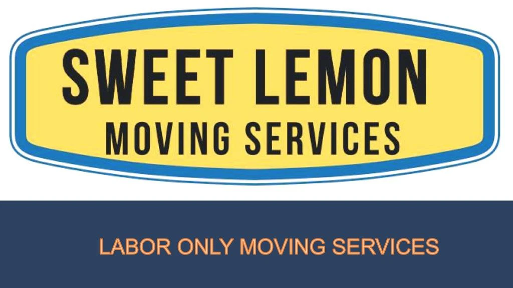 labor only moving services