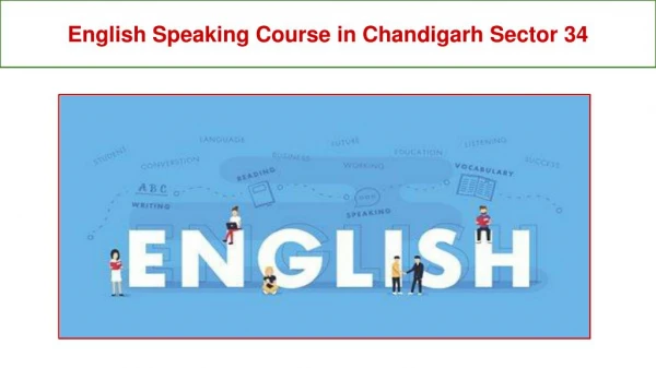English speaking course in chandigarh sector 34