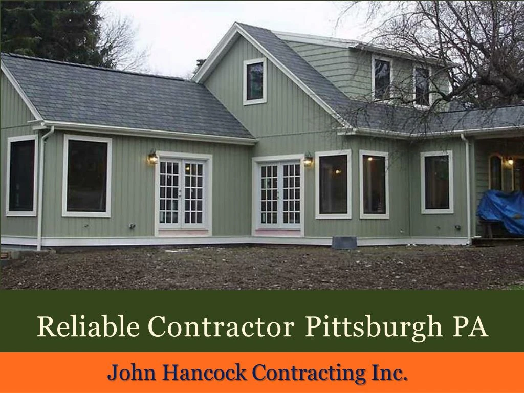 reliable contractor pittsburgh pa