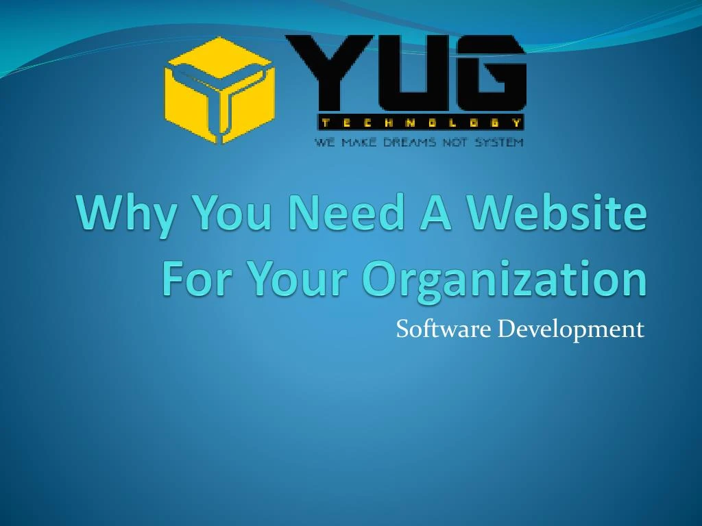 why you need a website for your organization