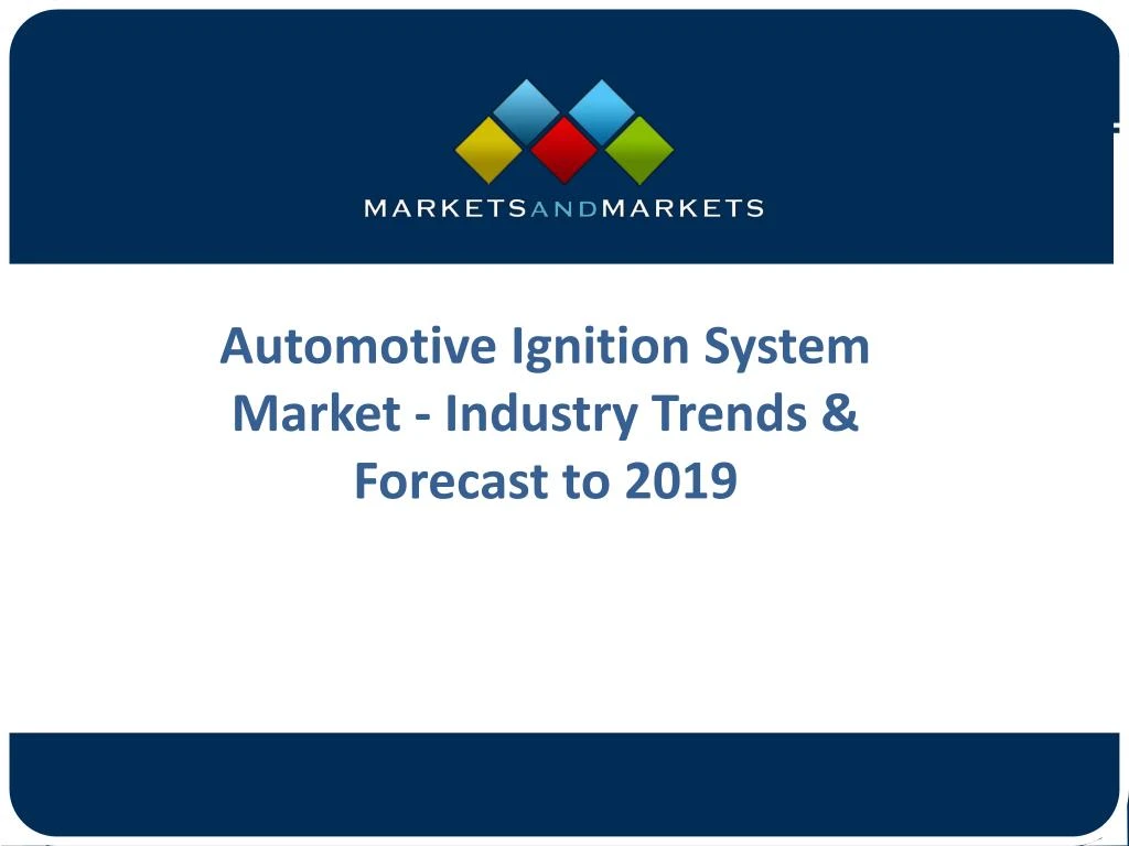 automotive ignition system market industry trends