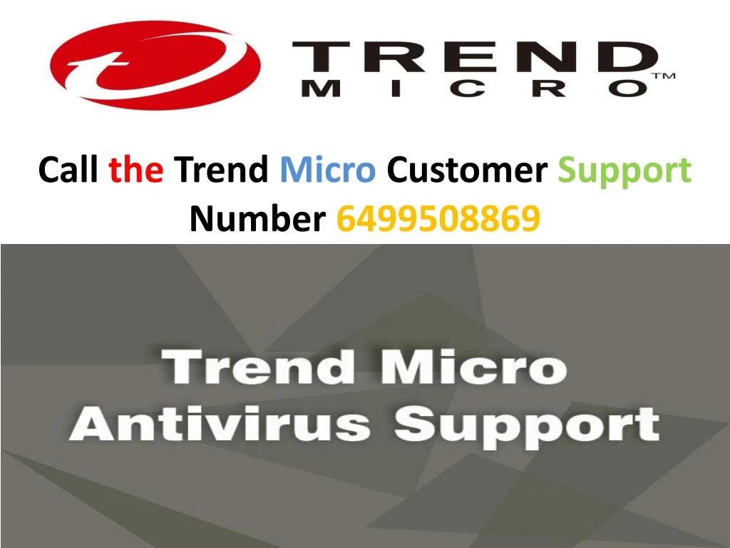 call the trend micro customer support number