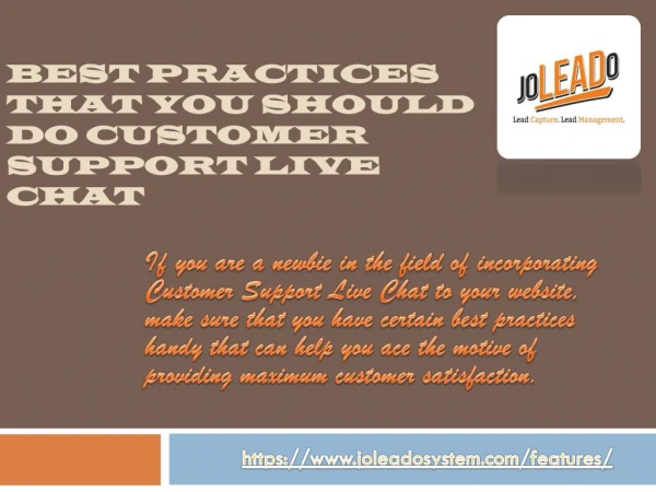 Best Practices That You Should Do Customer Support Live Chat