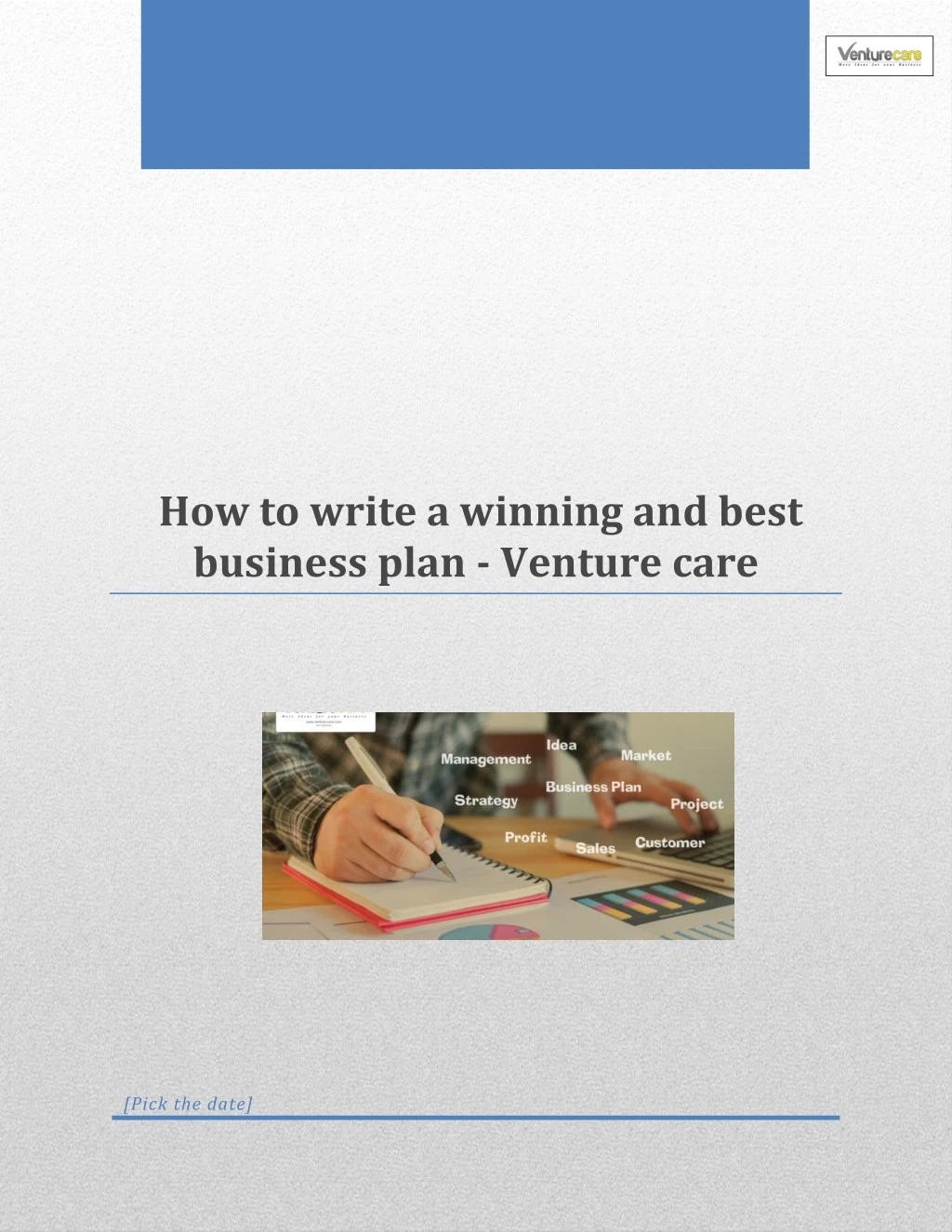 how to write a winning and best business plan